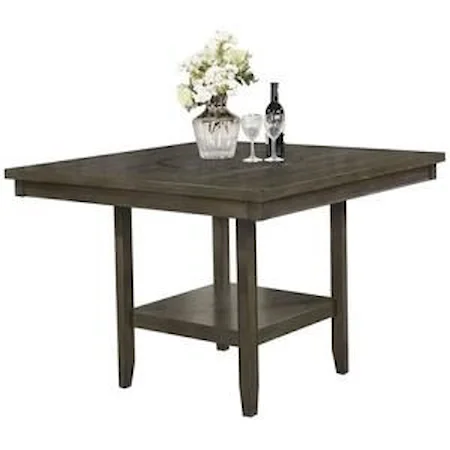 Counter Height Table with 20-Inch Lazy Susan